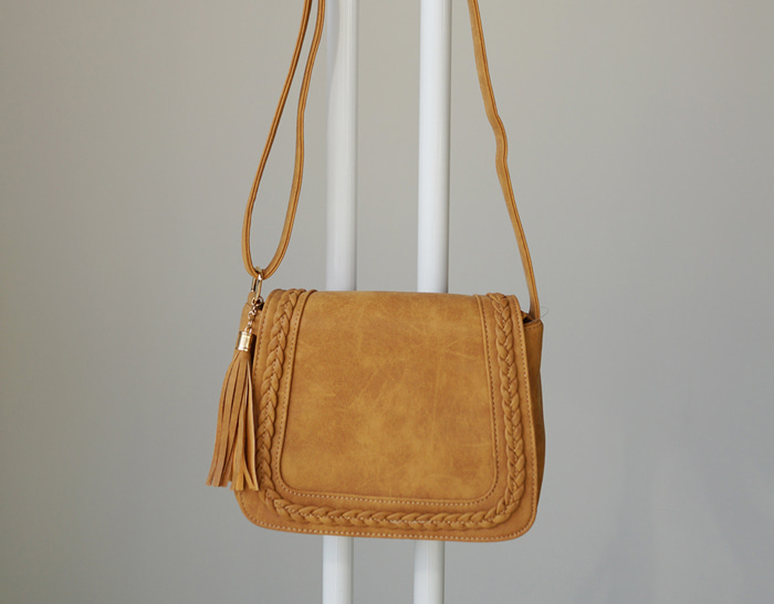 태슬 꼬임 숄더 Bag (2color)